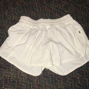 lululemon white new shorts
